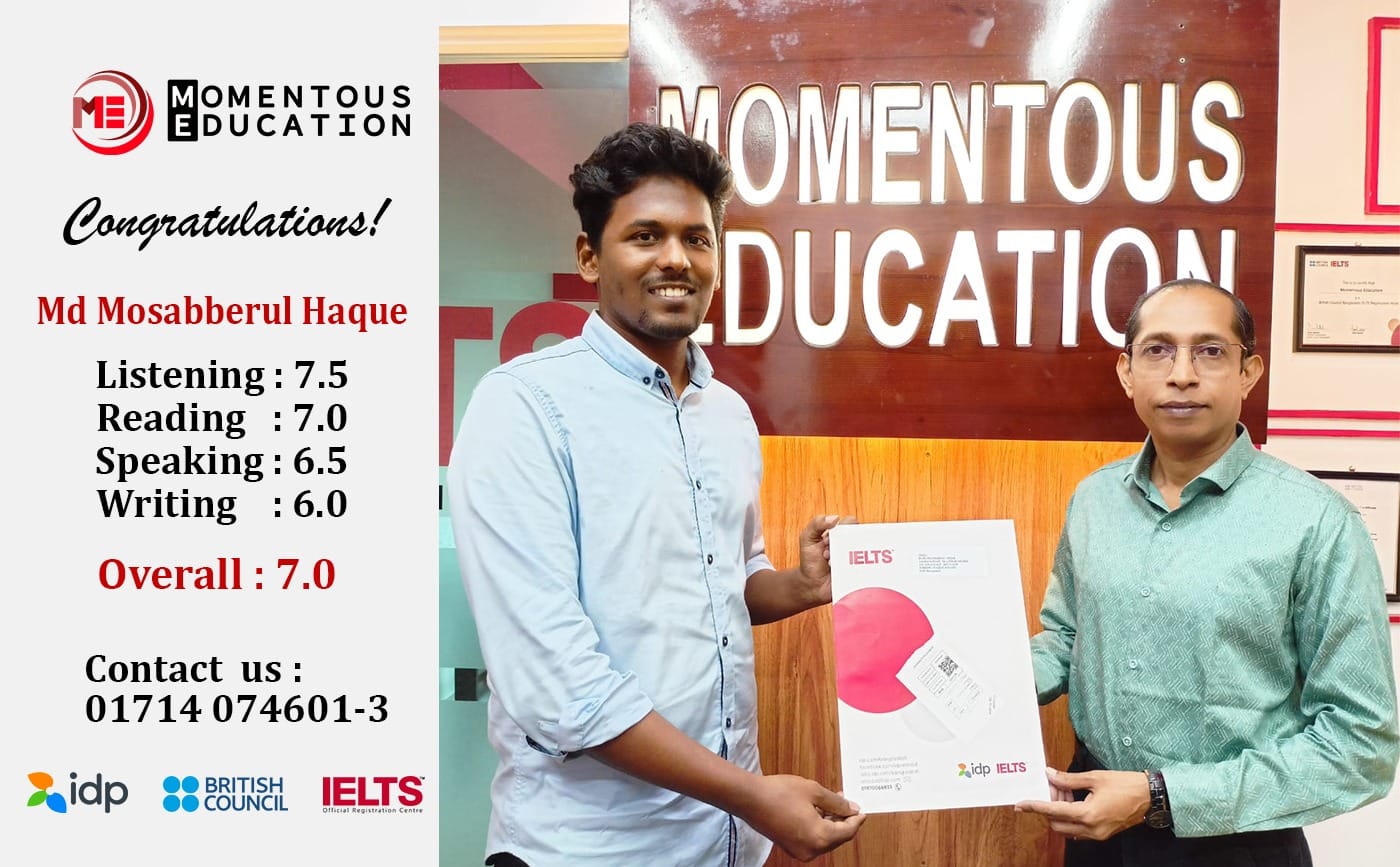 Md Mosabberul Haque IELTS 7.0